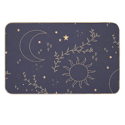 Celestial Pattern  High-Traffic Bath Mat