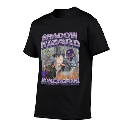 Shadow Wizard Money Gang Viral Meme Sarcastic Ironic Gen Z  Heathered Texture T-Shirt