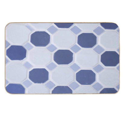 Whimsical Blueprint  Easy To Clean Bath Mat