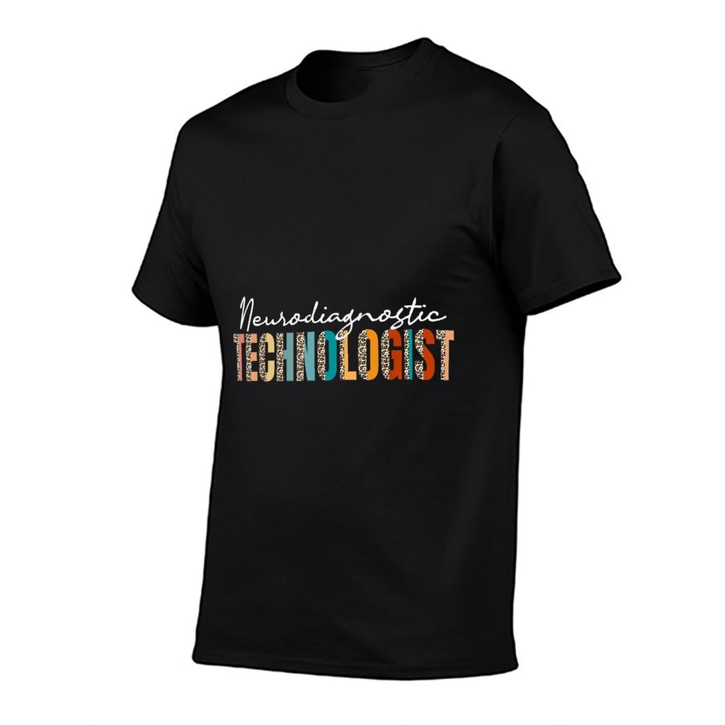 Neurodiagnostics Technologist Leopard Pattern Neuro Tech  Versatile T-Shirt