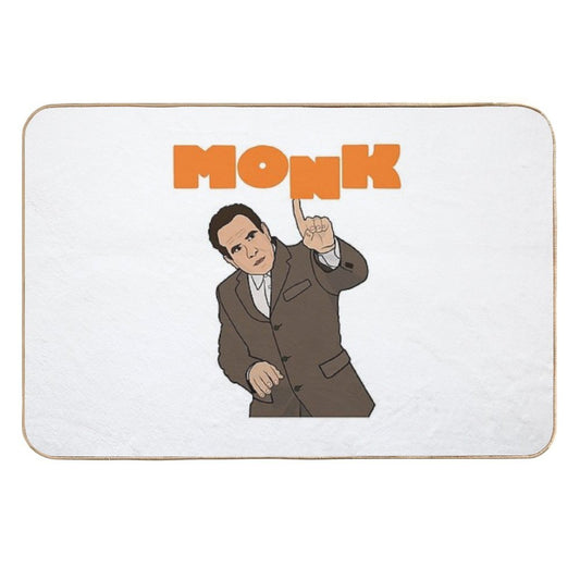 Mr. Monk And The Uneven Letter  Absorbent Bath Mat