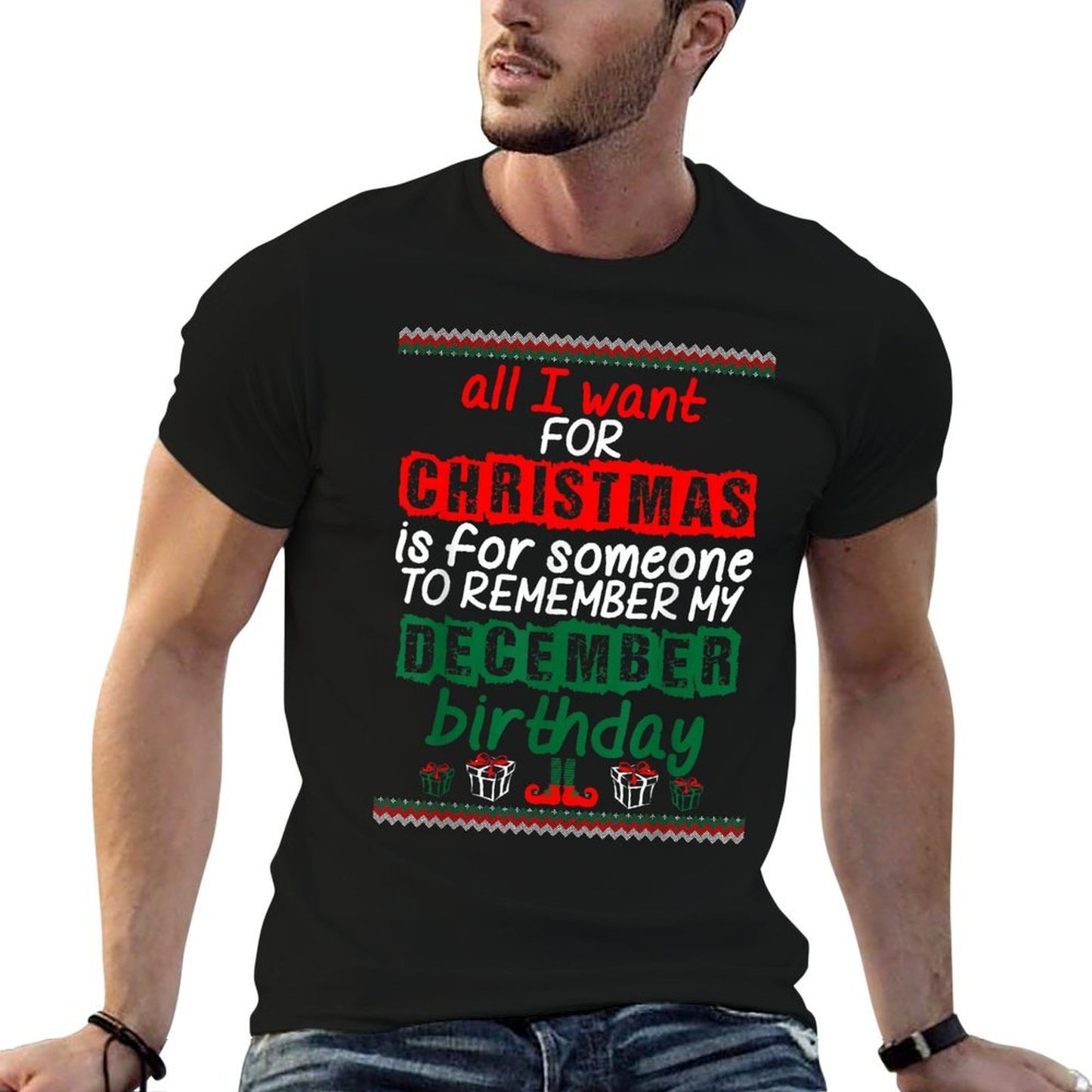 All I Want For Christmas Someone Remember Birthday T Shirt  Breathable T-Shirt