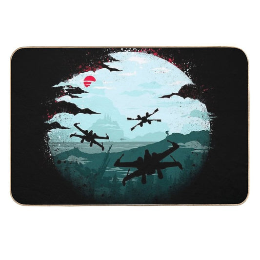 Rebel Fighters At Dawn  Toxin-Free Bath Mat