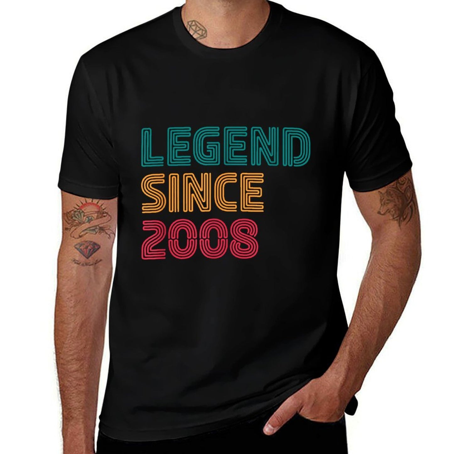 Legend Since 2008 15 Year Old Born in 2008 15th Birthday  Lightweight T-Shirt