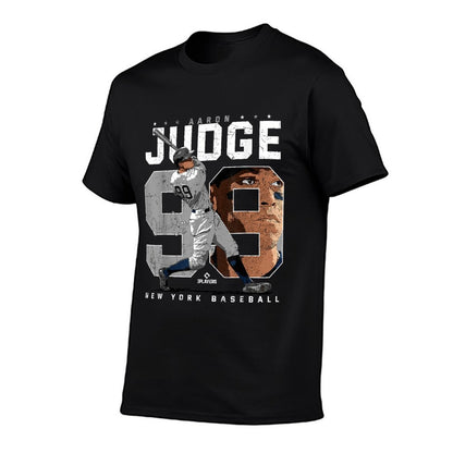 Aaron Judge Number Portrait Baj New York MLBPA  Durable T-Shirt