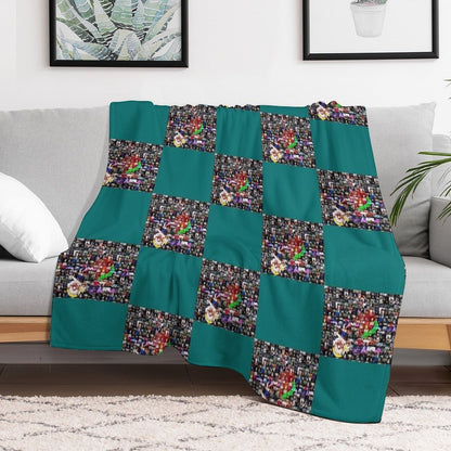 Gtreatest DJs Mosaic Travel-friendly Throw Blanket