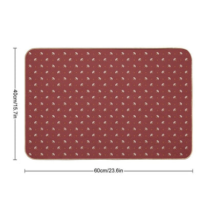 Florette (pomme)  Repositionable Bath Mat