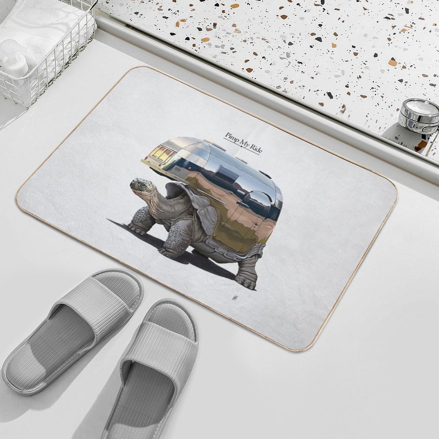 Pimp My Ride  Easy Maintenance Bath Mat