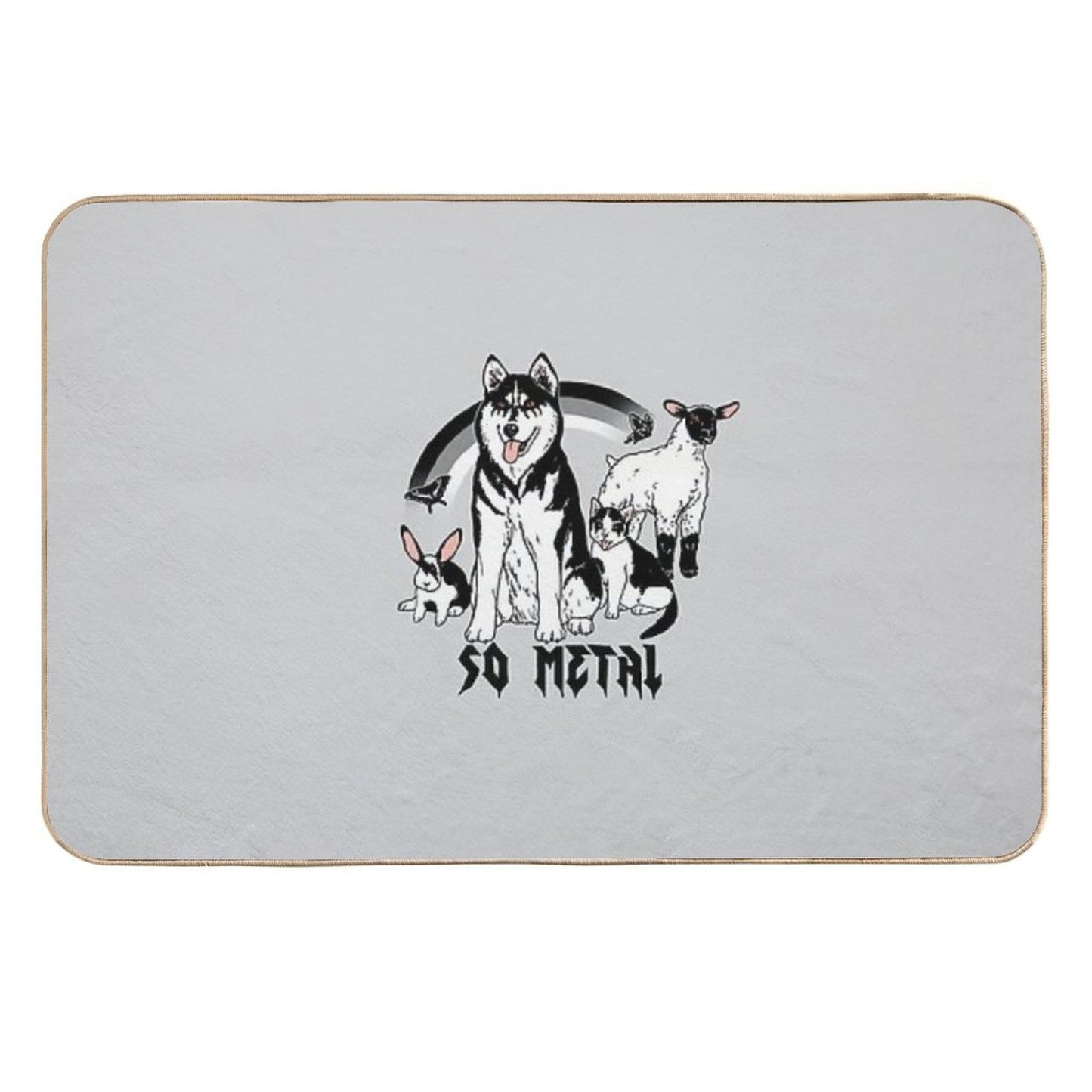 Metal Animals  Anti-Trip Bath Mat