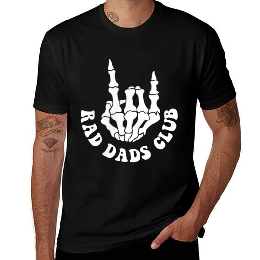 Rad Dads Club Funny Fathers Day Cool Dads Club  Moisture-wicking T-Shirt