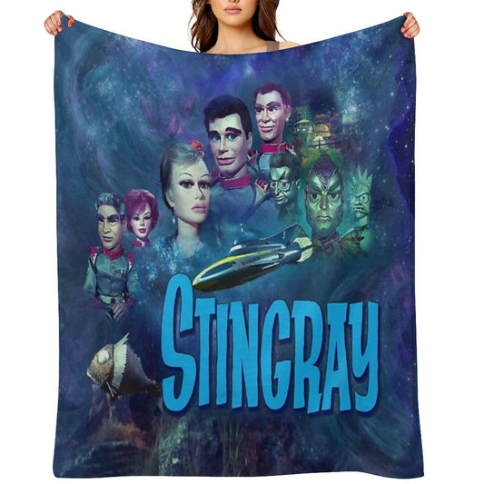 STINGRAY 1 Machine-washable Throw Blanket
