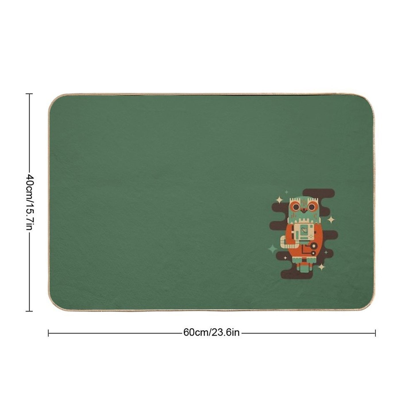 Owlstranaut  Anti-Trip Bath Mat