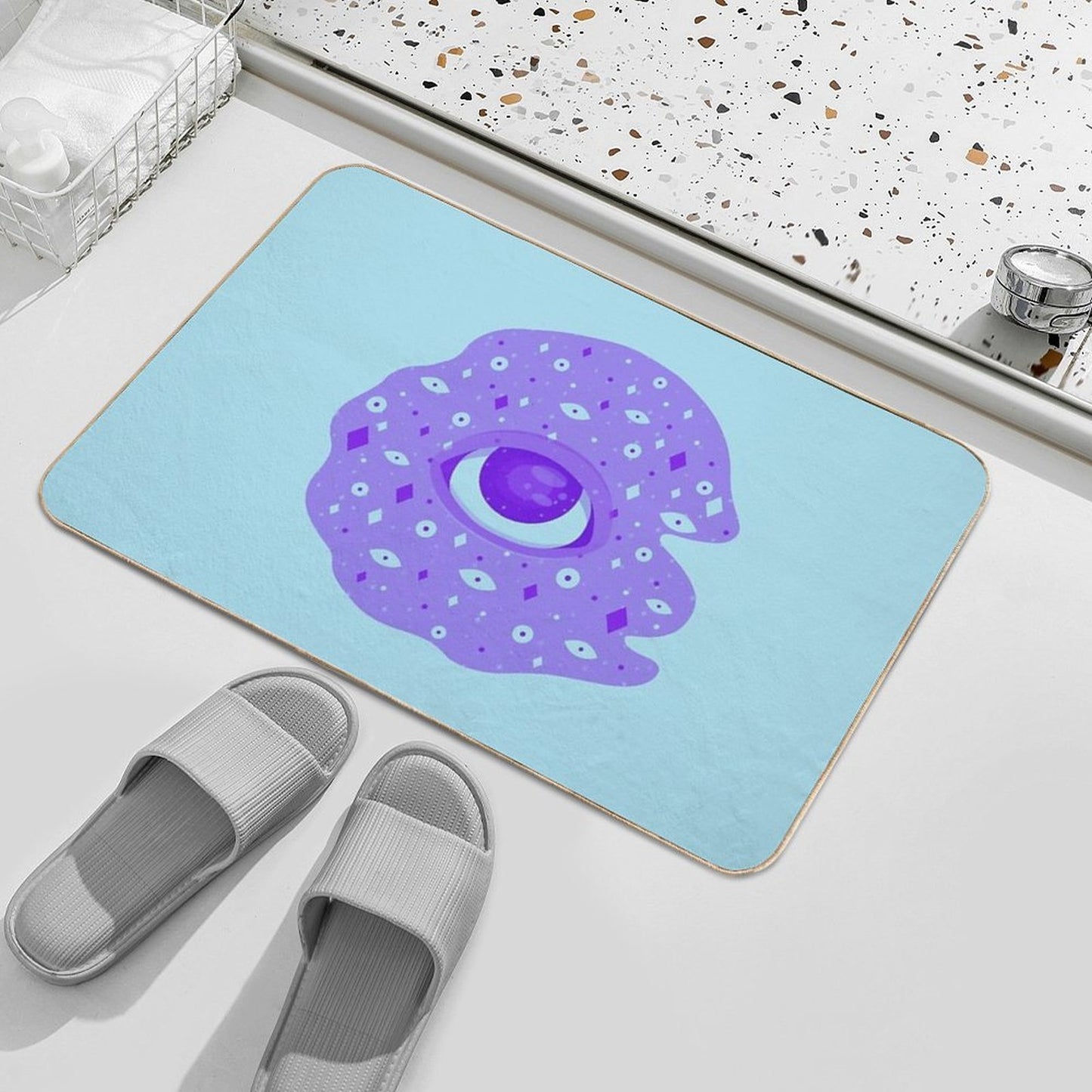 Witnessing The Majesty  Absorbent Bath Mat
