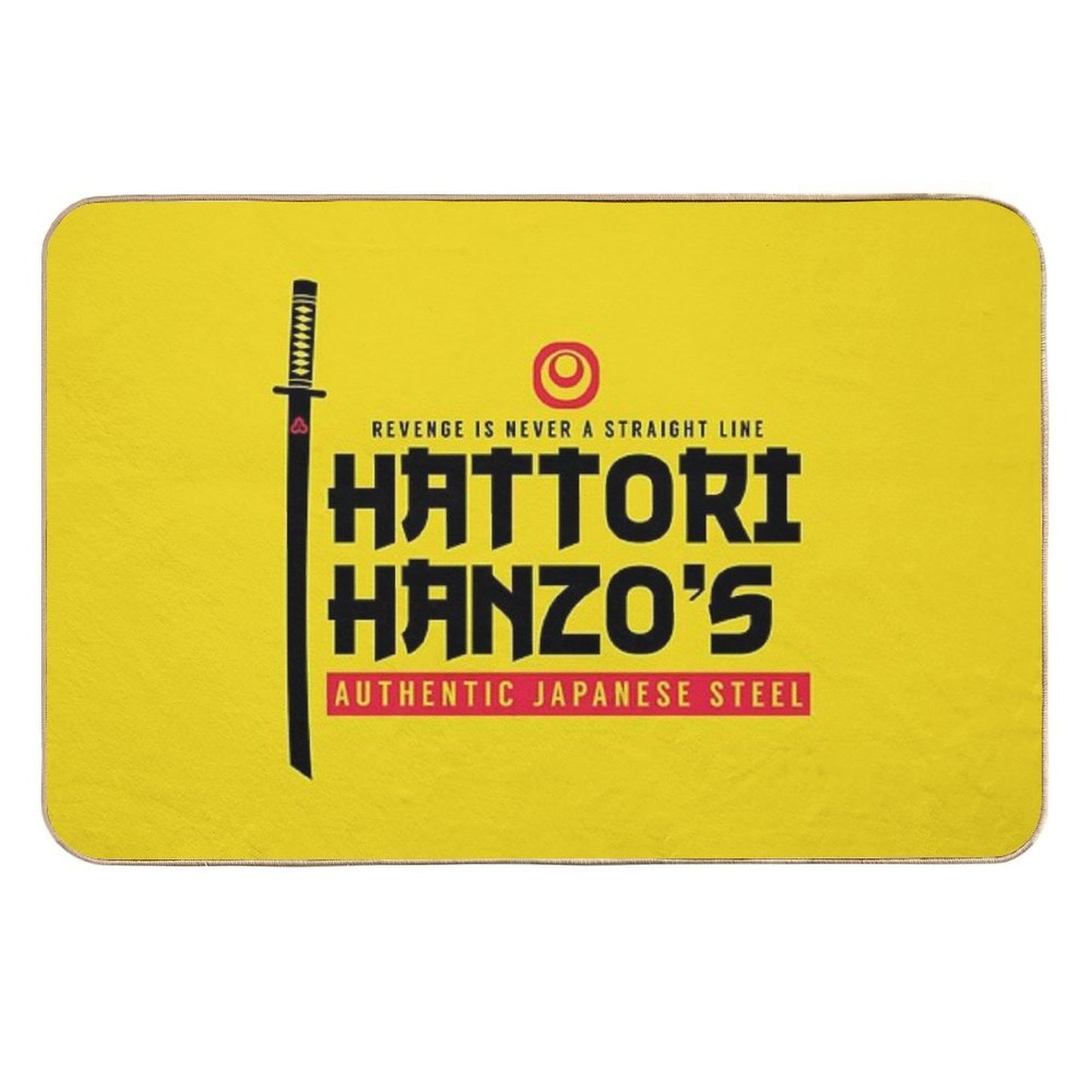 Japanese Steel Dark Version  Long-Lasting Bath Mat