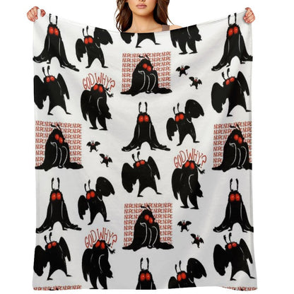 And It's Mothman! Durable Throw Blanket