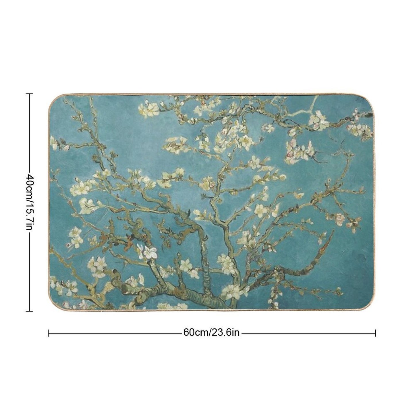 Almond Blossom - Vincent Van Gogh  Rapid-Drying Bath Mat