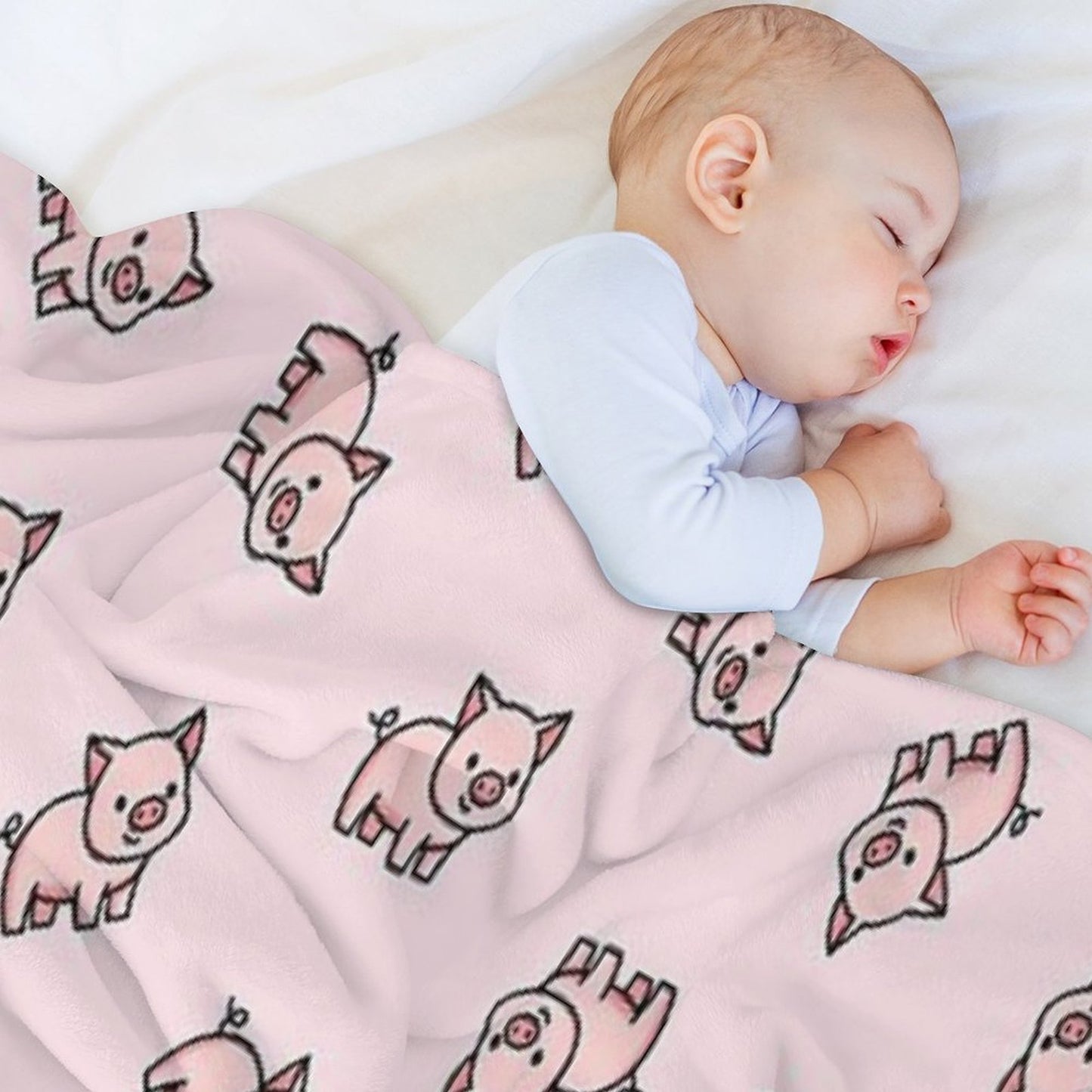 Pig Premium Throw Blanket