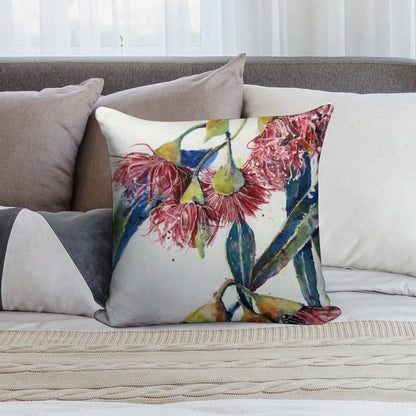 Eucalyptus Gum Blossoms2 Soft Durable Construction Throw Pillow
