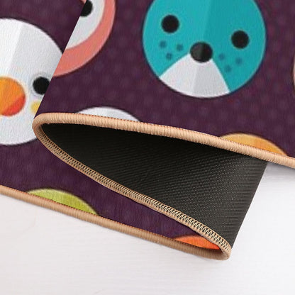 Smiley Faces - Cute Animal Faces  Odorless Bath Mat