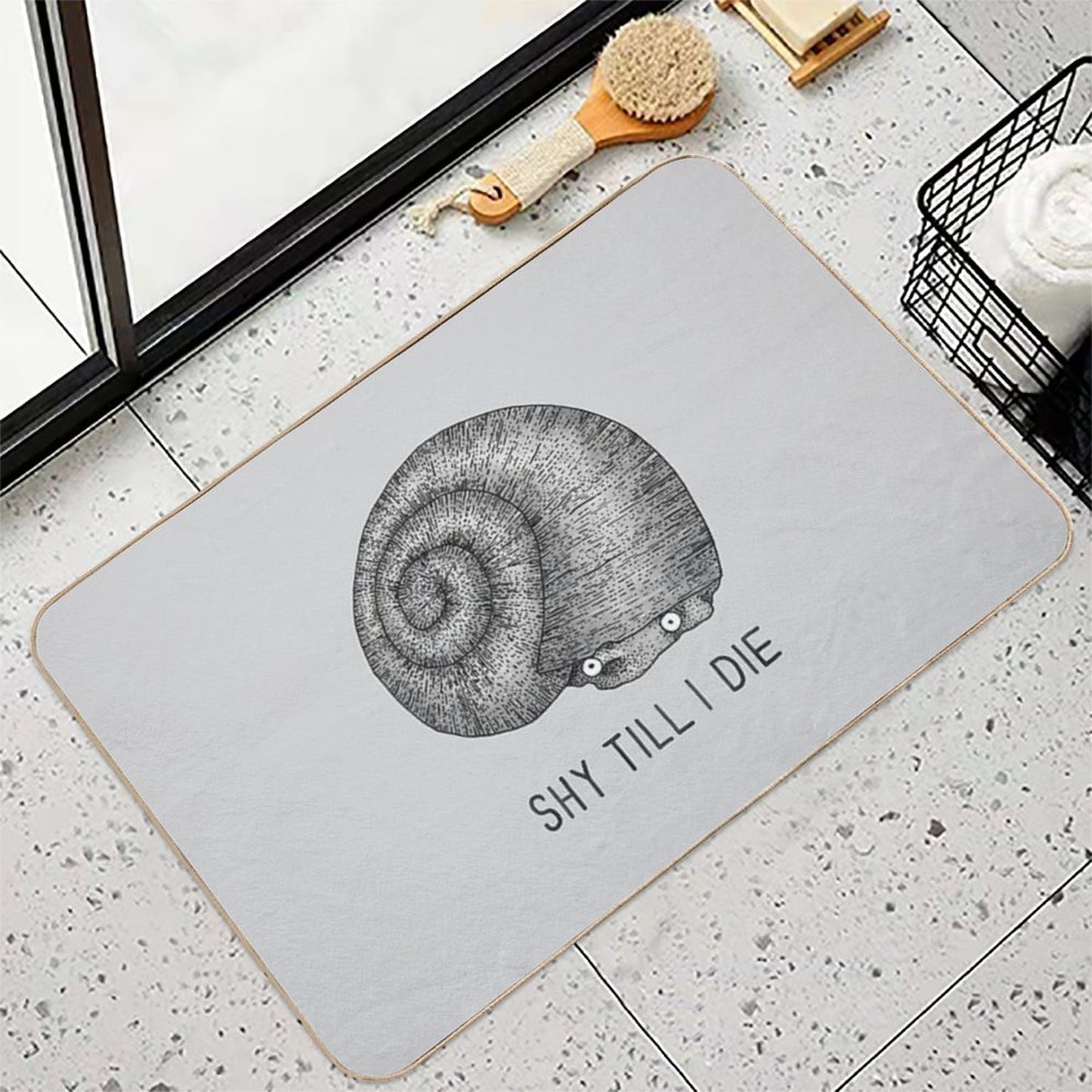 Shy Till I Die  Versatile Bath Mat