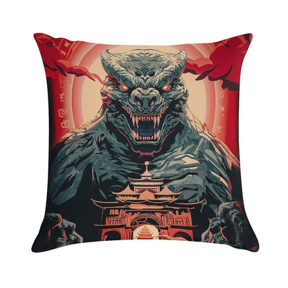 GODZILLA Soft Reinforced Edging Throw Pillow