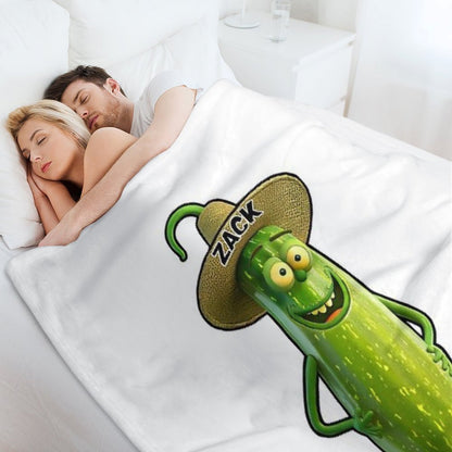 Zack Zucchini Wrinkle-free Throw Blanket