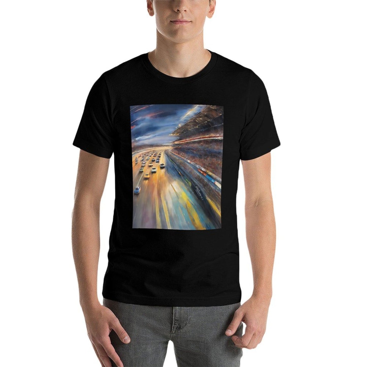 Womens Twilight Pursuit V13  Oversized Silhouette T-Shirt