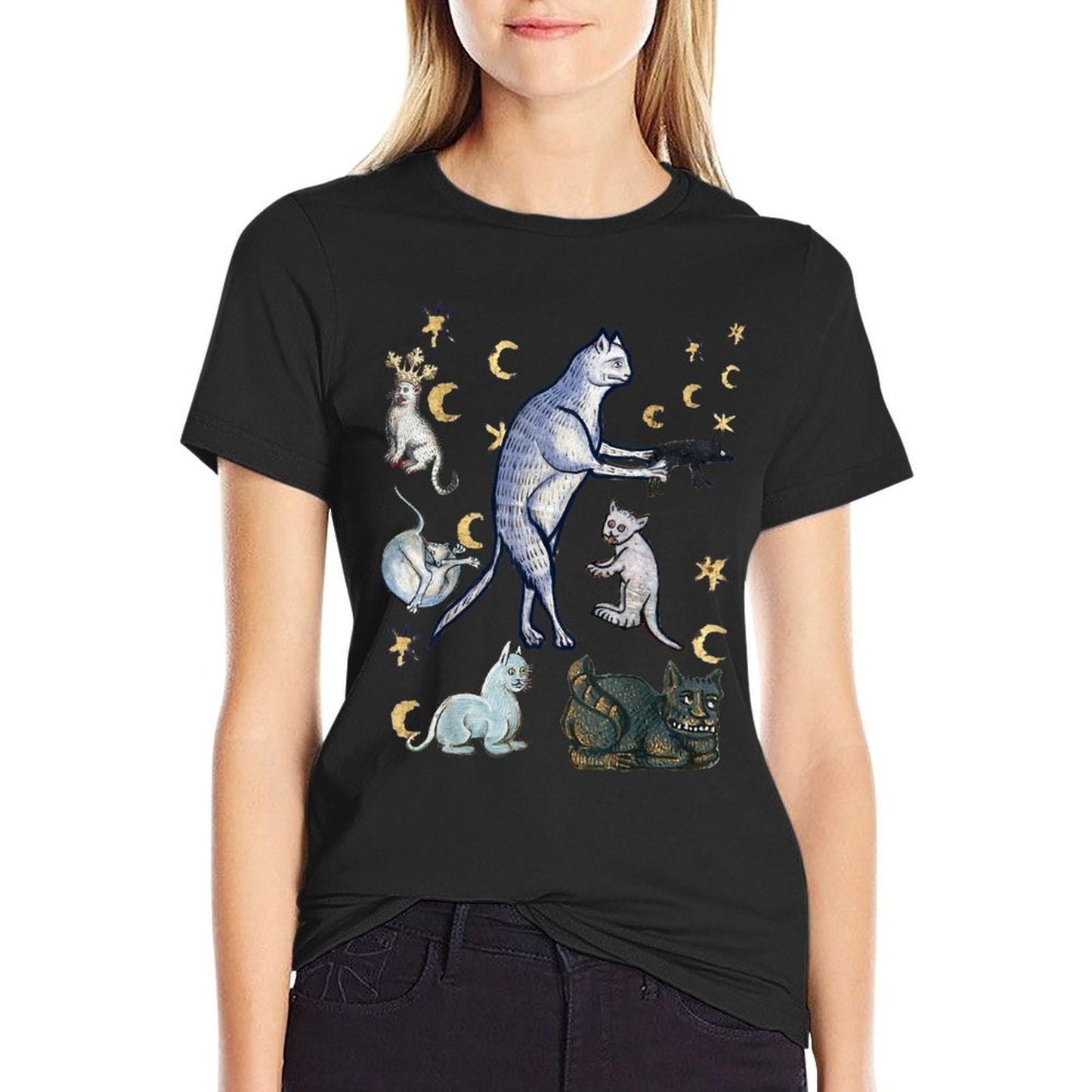 UGLY MEDIEVAL CATS Comfortable T-Shirt