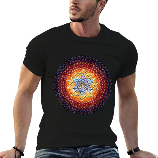Sacred Sri Yantra - Mandala Mystical Diagram  Affordable Price T-Shirt