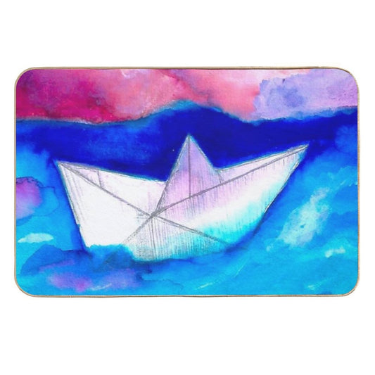Brave The Storm  Repositionable Bath Mat