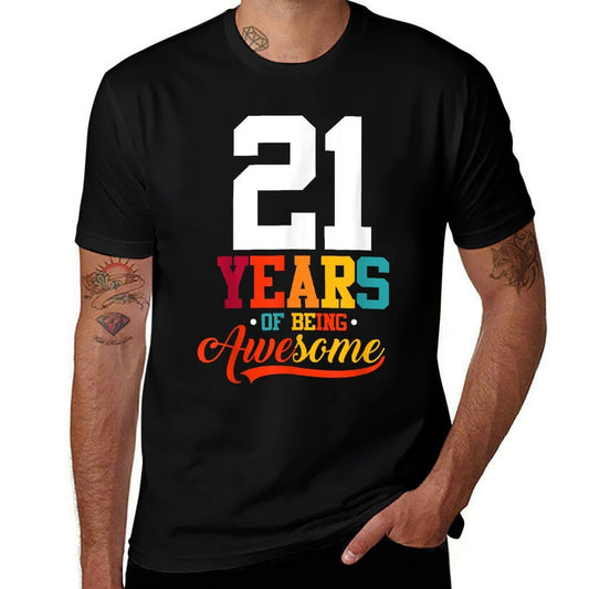 21 Years Of Being Awesome Gifts 21 Years Old 21st Birthday  Classic T-Shirt