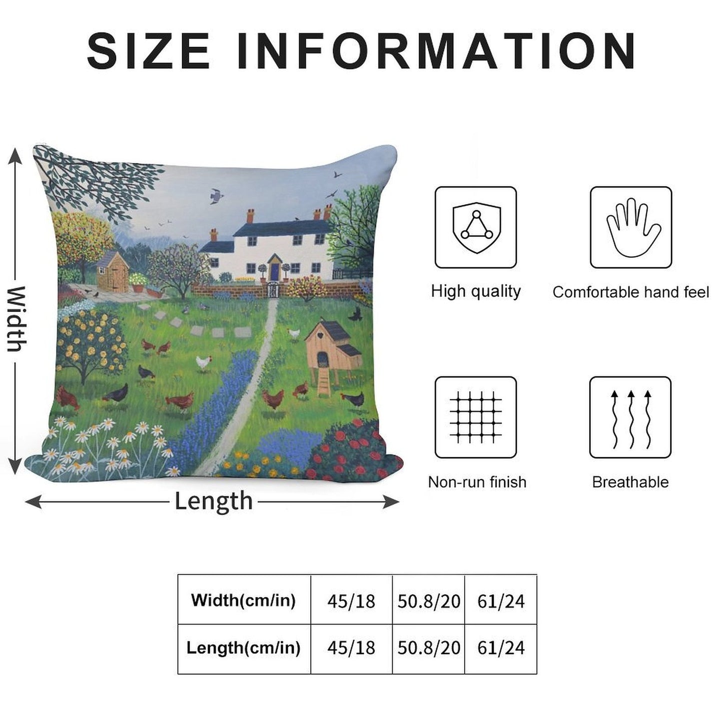 The Hen House Soft Style Accent Throw Pillow