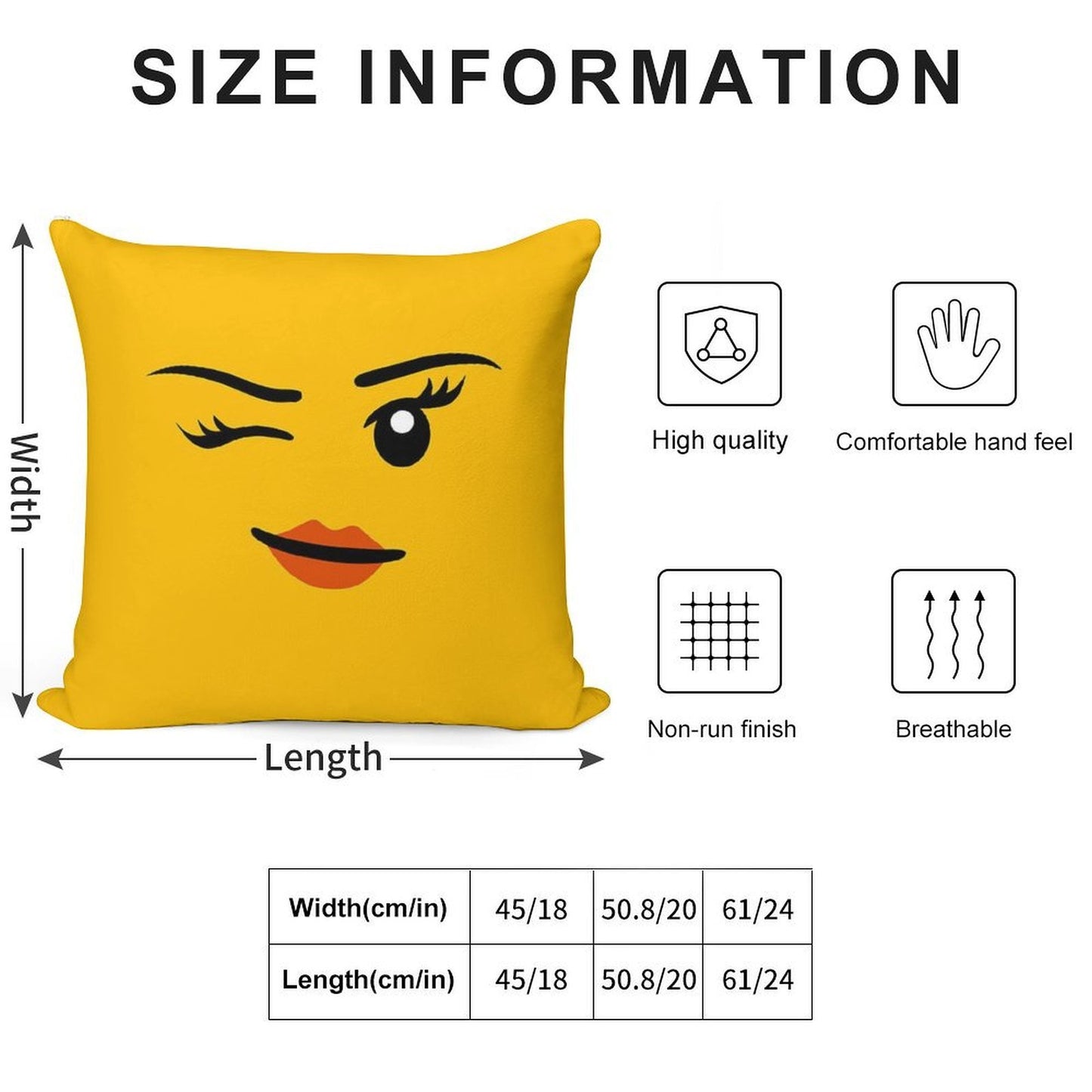 Brick Face - Cheeky Girl Soft Easy Maintenance Throw Pillow