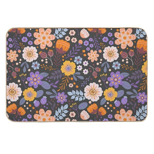 Floral Charm  Pet-Safe Bath Mat