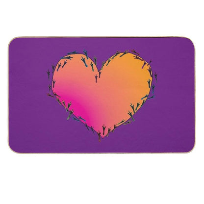 Tiny Diny Tracks Durable Bath Mat