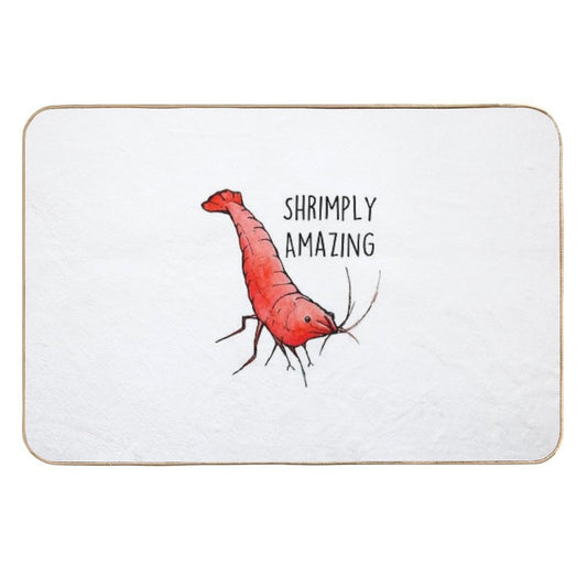Shrimply Amazing  Slip-Resistant Bath Mat