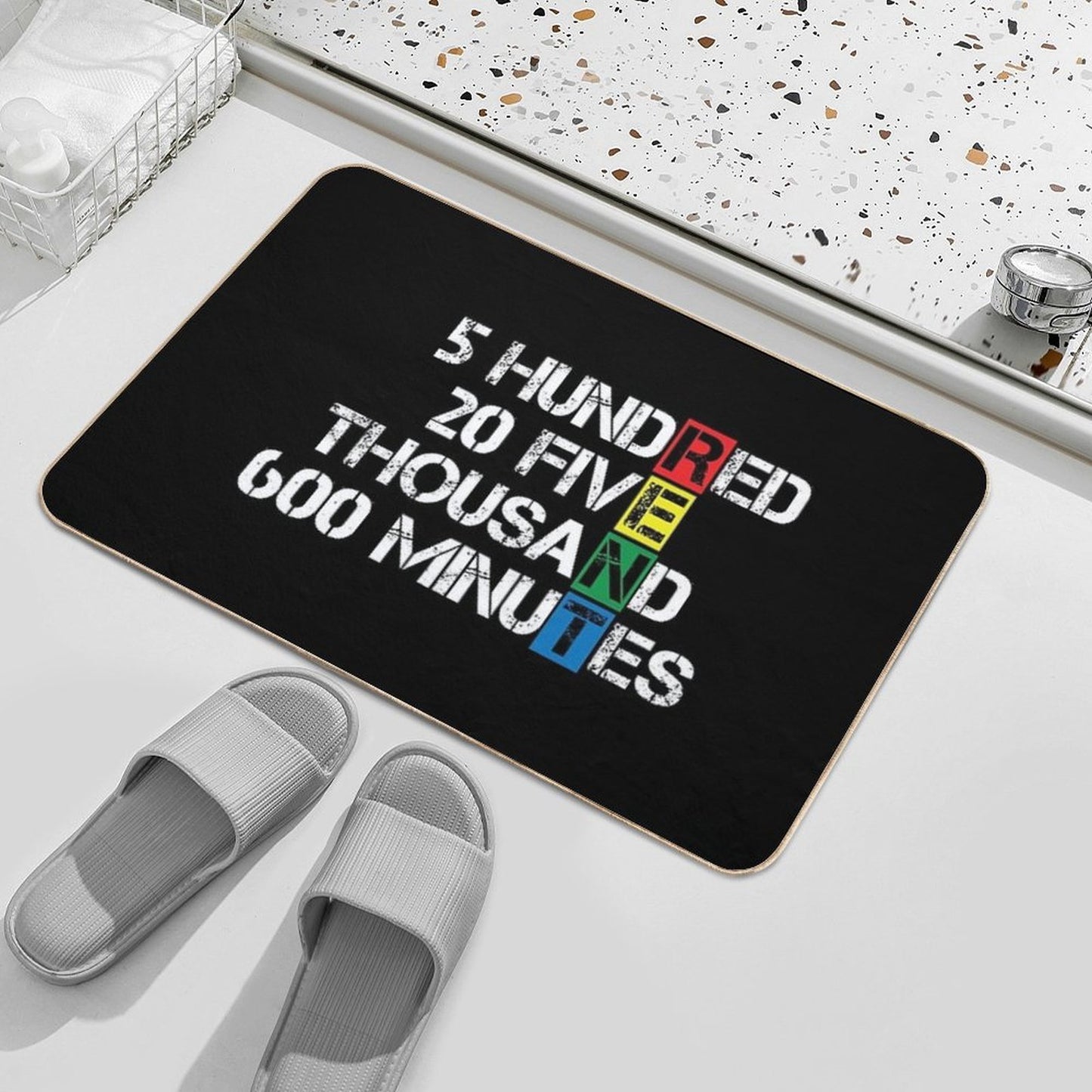 Seasons of Love [RENT]  Absorbent Bath Mat