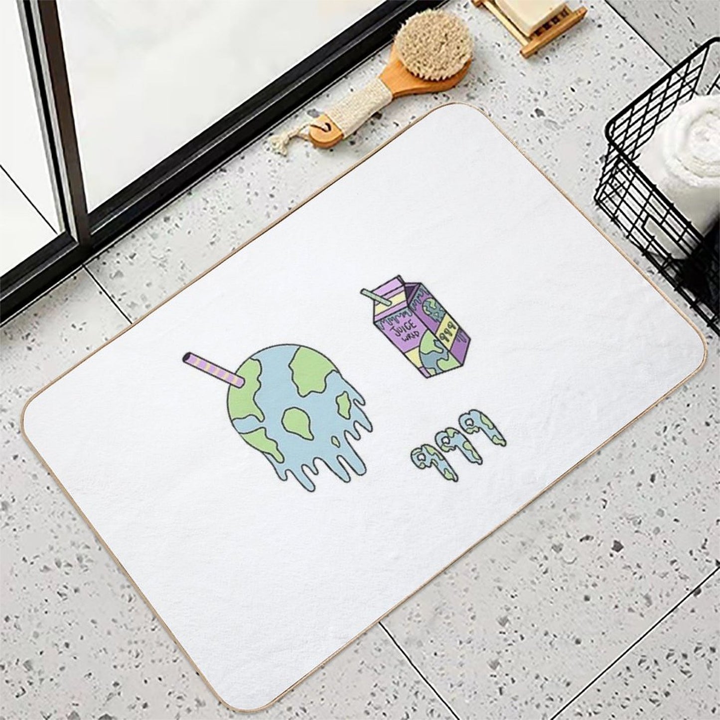 World Juice 999  Odorless Bath Mat