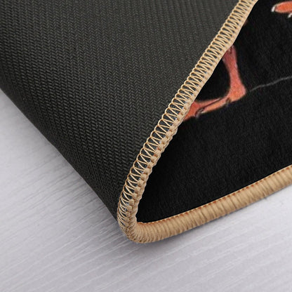 Pssstt... Wanna Dance Sweet Puffin Friends  High-Traffic Bath Mat