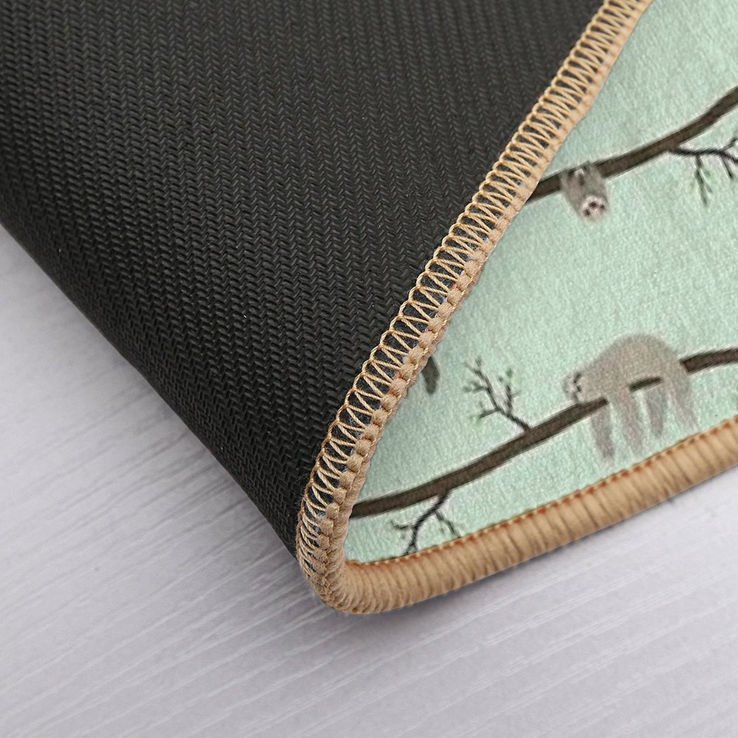 Sloths  Stain-Proof Bath Mat