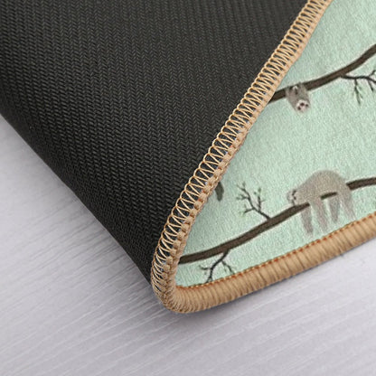 Sloths  Stain-Proof Bath Mat