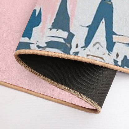 Magic Castle Millennial Pink  Pet-Safe Bath Mat