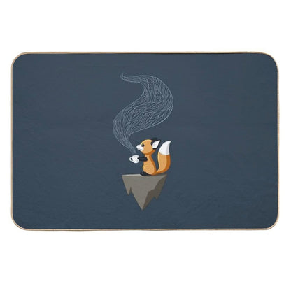 Fox Tea  Fade-Resistant Bath Mat
