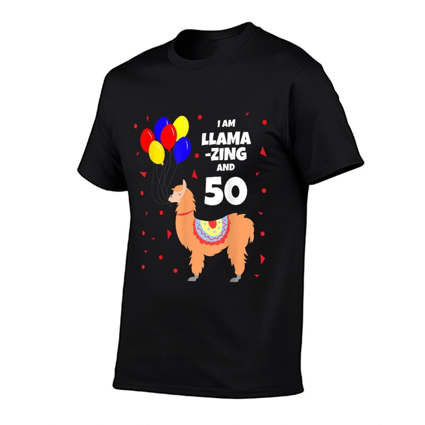 I Am Llamazing - Funny 50th Birthday Cool Lama  Vintage-inspired T-Shirt