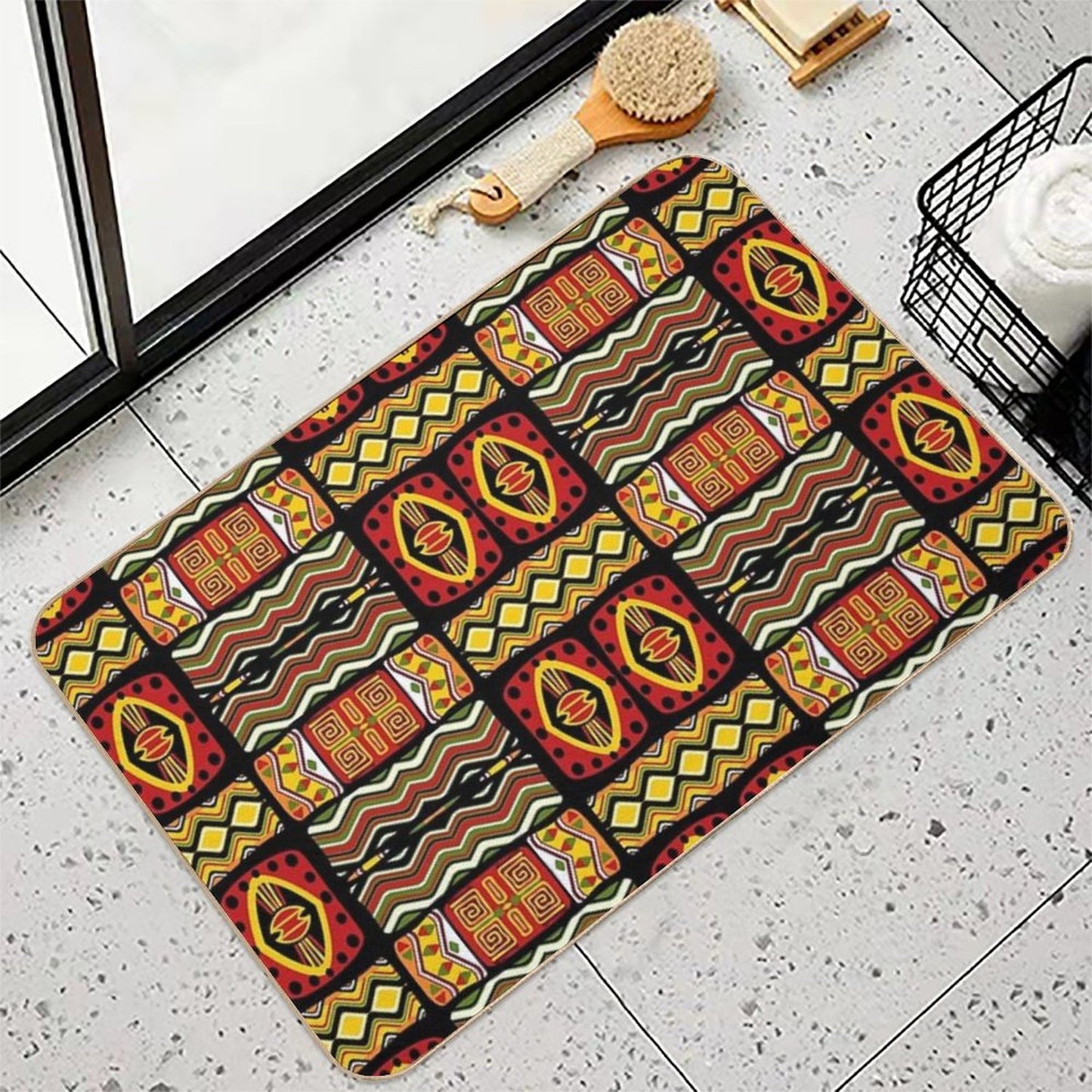 Adoring Africa  High-Traffic Bath Mat