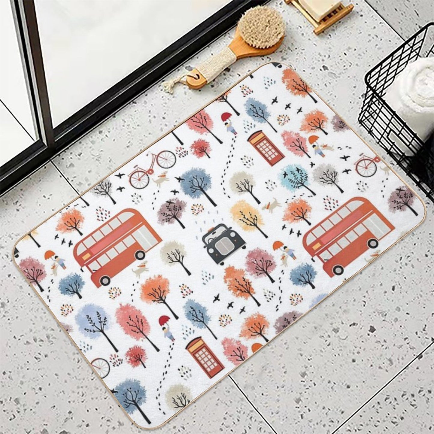 London Transport  High-Traffic Bath Mat