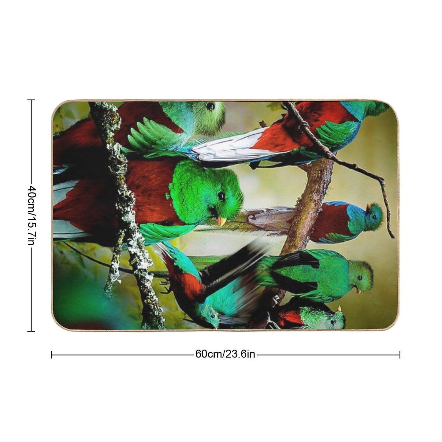 Quetzal  Eco-Friendly Bath Mat