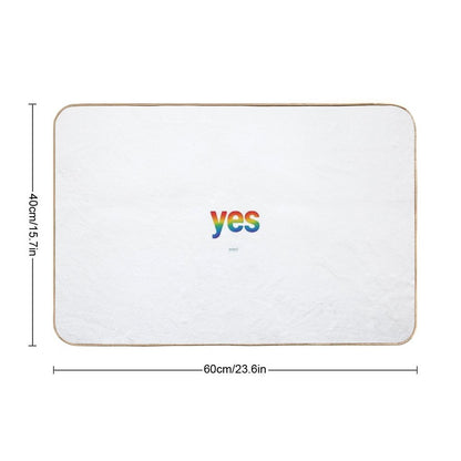 Affirmation Series Yes  Toxin-Free Bath Mat