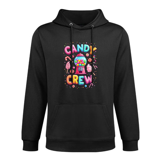 Funny Candy Crew Women Ns Retro Colorful Candy Squad Moisture-Wicking Hoodie