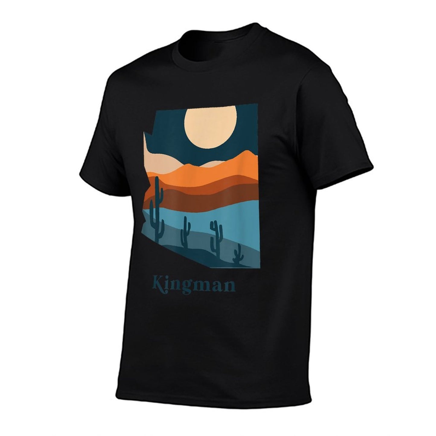Kingman Arizona Desert Style Boho AZ Landscape  Breathable T-Shirt